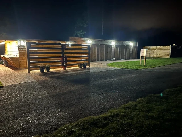 Green Yards ablutions at night